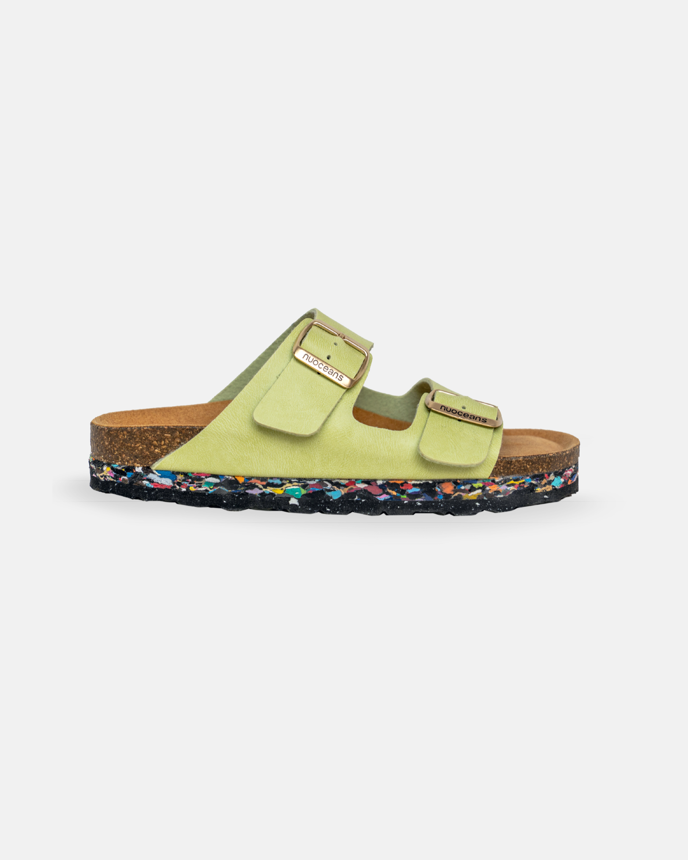 Seafoam – Light Green Sustainable Vegan Sandals Nuoceans