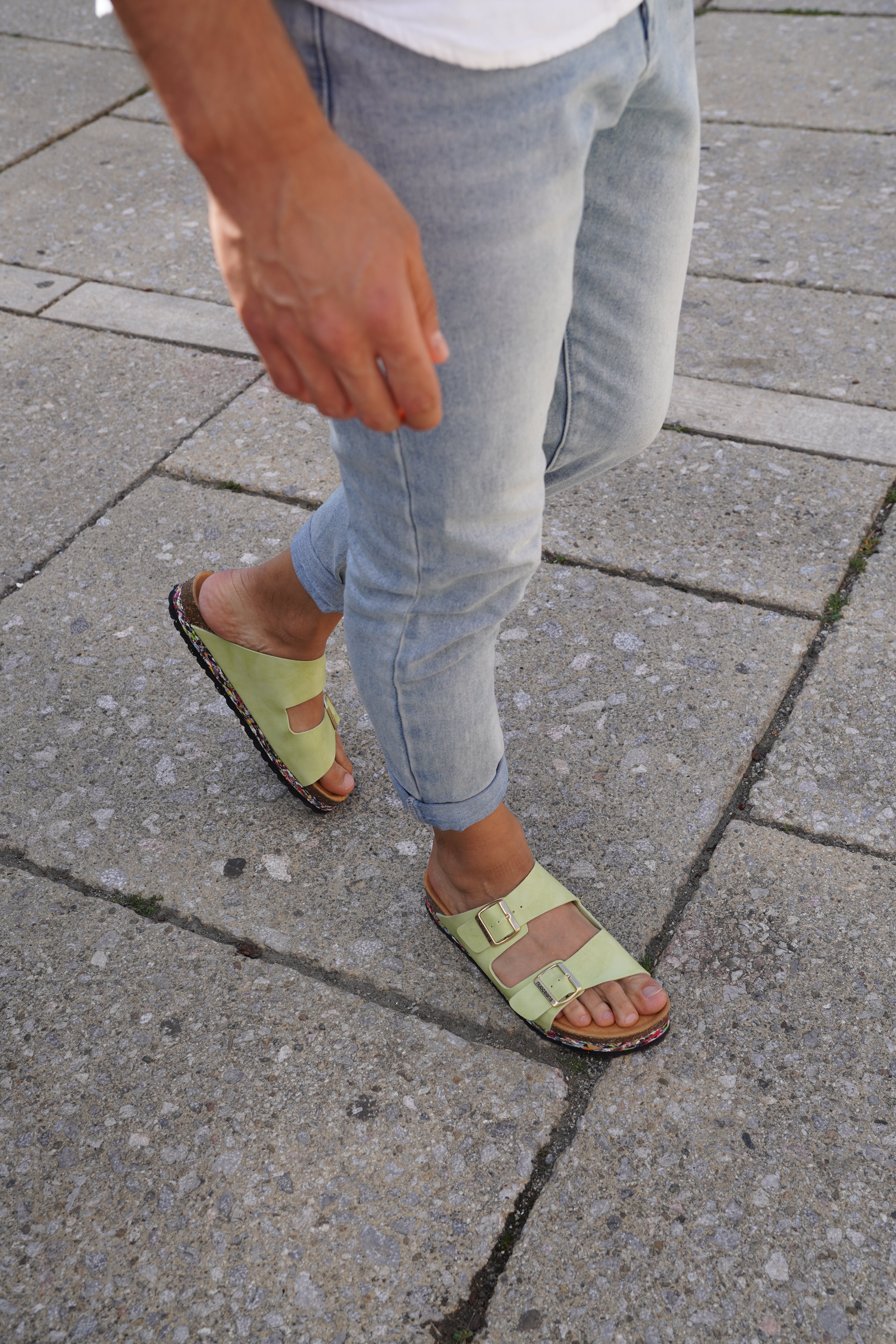 SEAFOAM | Light Green Sandal