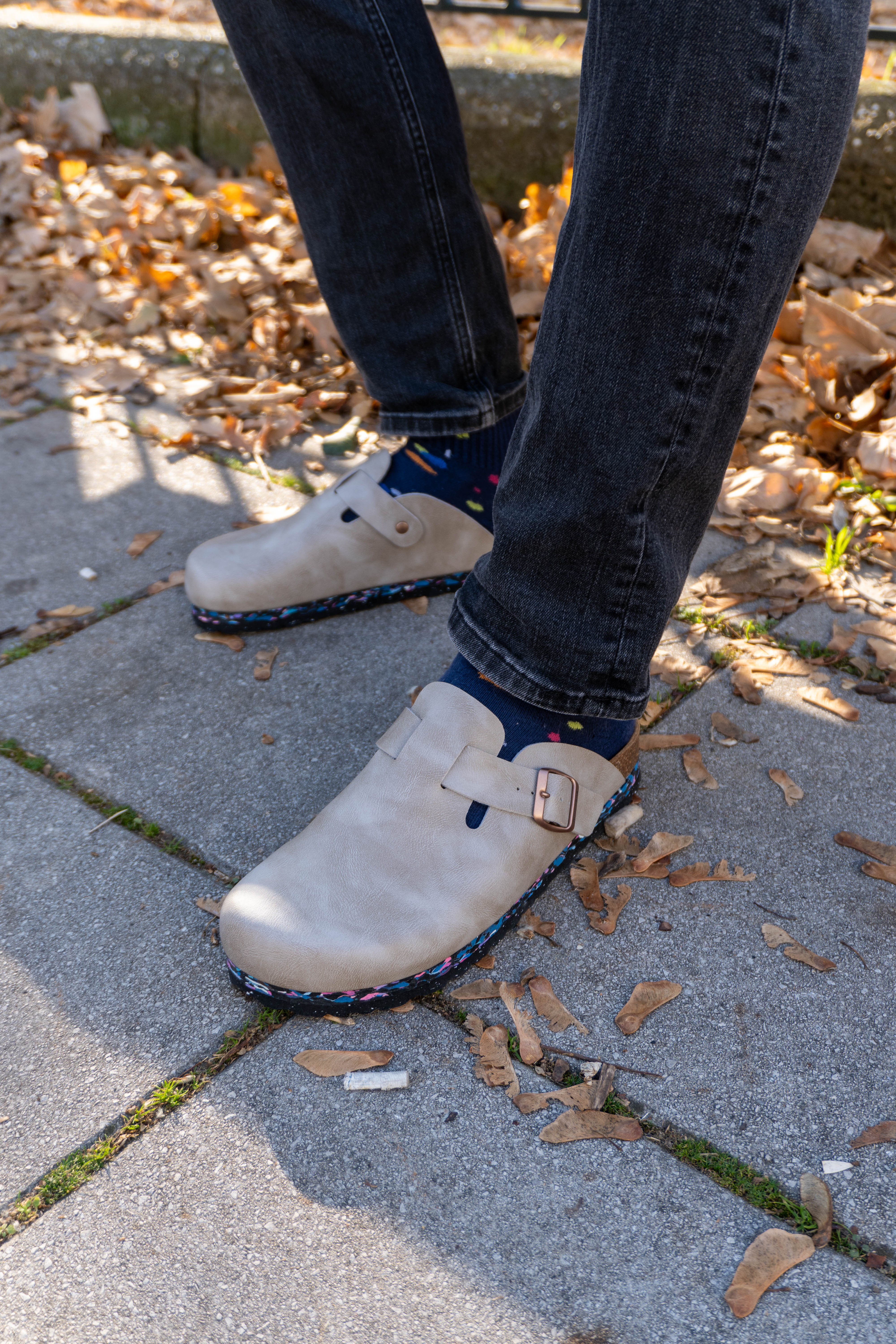 STONE | Taupe Clog
