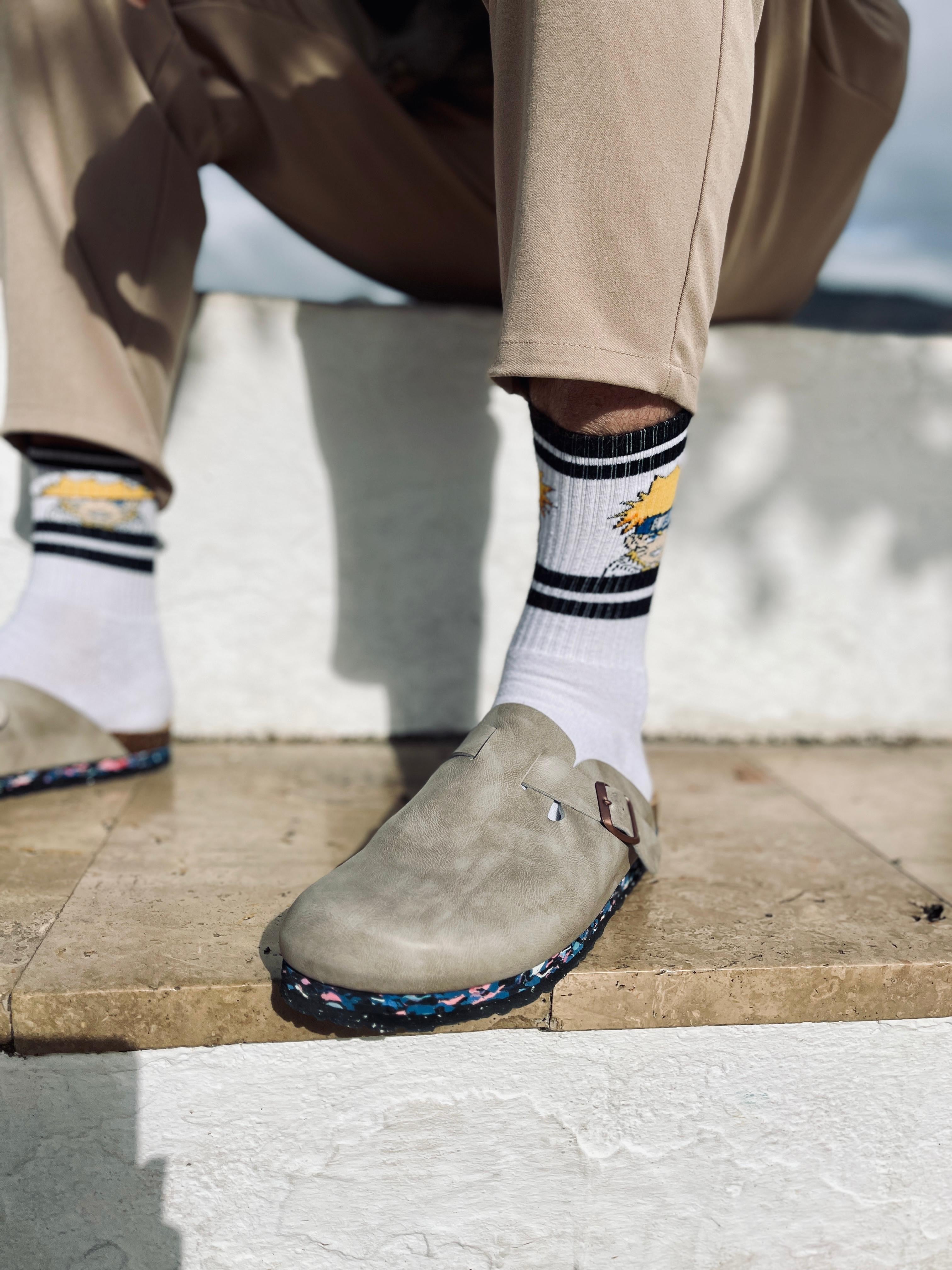 STONE - Clog Grey Taupe