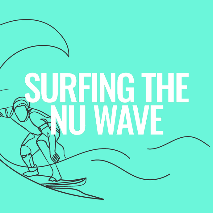 drawing of someone surfing